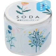 SODA 透明マスキングテープ(型抜き) ノバナ CMTD30-001