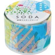 SODA 透明マスキングテープ(型抜き) コラージュ CMTD30-002