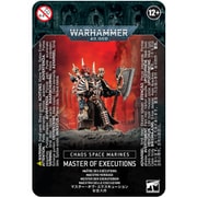 CHAOS SPACE MARINES MASTER OF EXECUTIONS ケイオス・スペースマリーン：マスター・オヴ・エクスキューション [プラモデル]