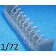 R72487 1/72 Bf109F/G/K エルロンマスバランス 10個入 （汎用） [プラモデル用パーツ]