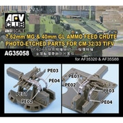 AG35058 エッチングパーツ 1/35 CM-32/33 雲豹装甲車 弾薬用フィードシュート [プラモデル用パーツ]