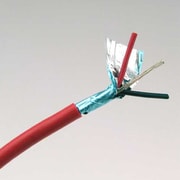 カラーシールドケーブル 2芯 赤 5m BELDEN1503A-RD L-5m