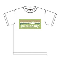 ゆるキャン△ ふじさんロゴ ホワイト Tシャツ Lサイズ 犬山あおい [キャラクターグッズ]