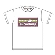 ゆるキャン△ ふじさんロゴ ホワイト Tシャツ XLサイズ 土岐綾乃 [キャラクターグッズ]
