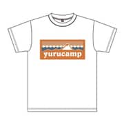 ゆるキャン△ ふじさんロゴ ホワイト Tシャツ Mサイズ 斉藤恵那 [キャラクターグッズ]