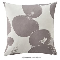 クッションカバー ロックパターン 45cm×45cm ダークグレー A009C