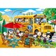 55-509 クリアカットパズル PEANUTS スヌーピー スクールバスライド [ジグソーパズル 216スモールピース]
