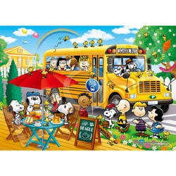 55-509 クリアカットパズル PEANUTS スヌーピー スクールバスライド [ジグソーパズル 216スモールピース]