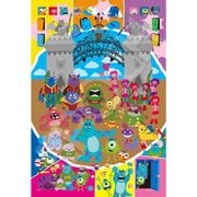 73-311 パズルデコレーションコラージュ ディズニーシリーズ Monsters University -On Campus- [ジグソーパズル 300ピース]