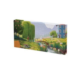 2304-20 キャンバスパズル ムーミン谷のなかまたち どこよりも素敵な場所 [ジグソーパズル 120ピース]