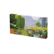 2304-20 キャンバスパズル ムーミン谷のなかまたち どこよりも素敵な場所 [ジグソーパズル 120ピース]