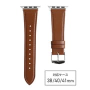 RWC028CU [Apple Watch 38/40/41mm 用 バンド 牛革 スタンダード ブラウン]