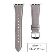 RWC028GU [Apple Watch 38/40/41mm 用 バンド 牛革 スタンダード グレー]