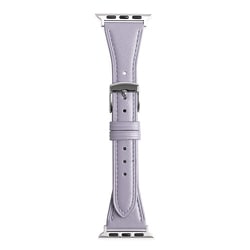 RWC036GU [Apple Watch 38/40/41mm 用 バンド 牛革 グレイスパール テーパード グレー]