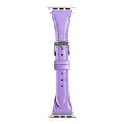 RWC036VU [Apple Watch 38/40/41mm 用 バンド 牛革 グレイスパール テーパード パープル]