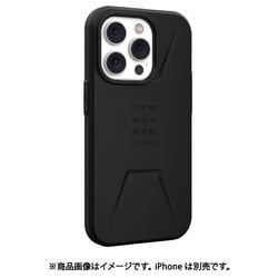 UAG製 MagSafe対応CIVILIAN ブラック iPhone 14 Pro用 UAG-RIPH22MB-CMS-BK