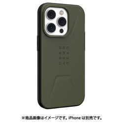 UAG製 MagSafe対応CIVILIAN オリーブ iPhone 14 Pro用 UAG-RIPH22MB-CMS-OL