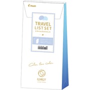 ILMILY Color two color ボールペン＋マーカー＋メモセット TRAVEL LIST / ブルー・ソーダ ILCTC-SET-LSO