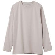 リカバリーウェア コンフォートタッチ クルーネック長袖 メンズ Lサイズ ライトグレー 8620-4105