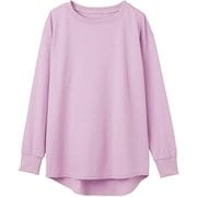 リカバリーウェア コンフォートタッチ クルーネック長袖 レディース F ラベンダー 8670-0600