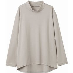 【秋冬限定】コンフォートタッチハイネック長袖 レディース リカバリーウェア 長袖 ライトグレー 8671