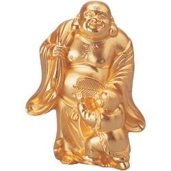 七福神 布袋 24金メッキ OM-029-KM