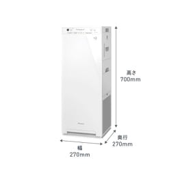 ヨドバシ.com - ダイキン DAIKIN MCK55ZY-W [加湿ストリーマ空気清浄機 ...