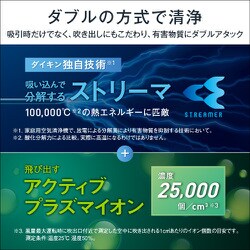 ヨドバシ.com - ダイキン DAIKIN MC55Z-W [ストリーマ空気清浄機 25畳