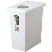 防臭 ゴミ箱 33L フタ付き プッシュタイプ ホワイト ユニード ロック&プッシュ