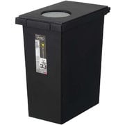 防臭 ゴミ箱 33L フタ付き プッシュタイプ ブラック ユニード ロック&プッシュ