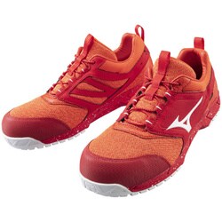 ミズノ安全靴(サイズ : 26cm) F1GA190354 オレンジ×ホワイト オールマイティ MIZUNO ES31L F1GA190354 オレンジ×ホワイト