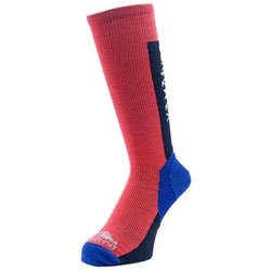 スキーソックス アスリートノンパイル 30002 レッド Lサイズ(27-29cm) [スキーソックス]
