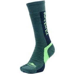 スキーソックス 2toe フリーライドパイル 30305 グリーン Lサイズ(27-29cm) [スキーソックス]