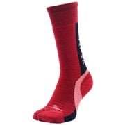 スキーソックス 2toe フリーライドパイル 30305 ピンク Sサイズ(23-25cm) [スキーソックス]