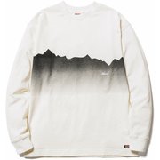 エコハイブリッド リッジラインプリント ロングスリーブ TEE ECO HYBRID RIDGE LINE PRINT L/S TEE N1JY BLK(ブラック) Mサイズ [アウトドア カットソー メンズ]