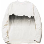 エコハイブリッド リッジラインプリント ロングスリーブ TEE ECO HYBRID RIDGE LINE PRINT L/S TEE N1JY BLK(ブラック) Lサイズ [アウトドア カットソー メンズ]