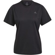 ラン アイコン ランニング半袖Tシャツ W RI 3B Tシャツ TM576 H57742 ブラック J/Lサイズ [ランニングウェア シャツ レディース]