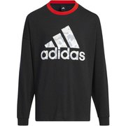 YB LOGO LS Tシャツ ZH187 HM7175 BLK J120サイズ [アウトドア トップス ジュニア]