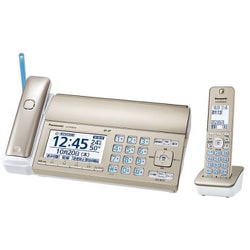 デジタルコードレス普通紙ファクス 子機1台付き シャンパンゴールド KX-PD750DL-N