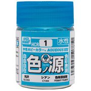 HCR1 水性ホビーカラー用 色ノ源 18ml シアン [プラモデル用塗料]