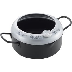 郷技 温度計付き 天ぷら鍋 20cm YJ3353