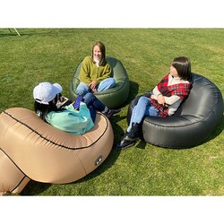 エアソファ カーキ 全カラー再入荷】キャンプ エアーソファ タクティカル 2人用
