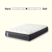 マットレス ディズニーコレクション MM02 ET ダブルワイド（幅153cm×長さ195cm×高さ31cm） ポスチャーテックコイル ジェルラテックス レギュラー サーミック加工ニット 日本製 35kg センターサポート 受注生産品 ホワイト ブラック [DLP1MM02ETDWM]
