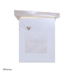 ディズニーコレクション DLP1MB0135SDW  ベッドシーツ 綿100% セミダブル(120×200×35cm) ホワイト
