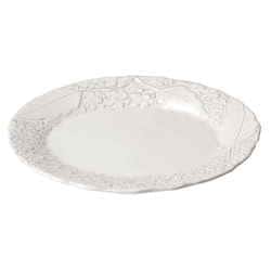 プレート 25cm オーバル リアン 磁器 食器 日本製 ホワイト 267831