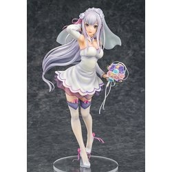 美品 Re:ゼロから始まる異世界生活 フィギュア エミリア ウェディングVer. 1/7 ファットカンパニー ヨドバシ.com - ファットカンパニー Re：ゼロから始める異世界