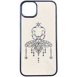 BDVCSA08-IP14-BL [iPhone 14用 Crystal Bee Sereis Case blue]