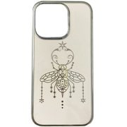 BDVCSA08-IP14P-BL [iPhone 14 Pro用 Crystal Bee Sereis Case blue]