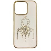 BDVCSA08-IP14L-GD [iPhone 14 Plus用 Crystal Bee Sereis Case Gold]