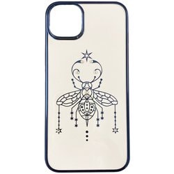 BDVCSA08-IP14L-BL [iPhone 14 Plus用 Crystal Bee Sereis Case blue]